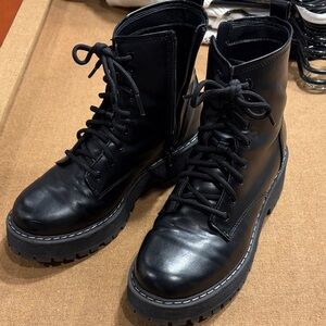 No Boundaries Black Combat Boots